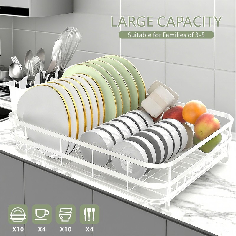 RUBOLTD Dish Drying Rack Stainless Steel Drying Racks for Kitchen