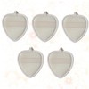 TOVINANNA Brush Set Natural Exfoliating Bath Towel 5pcs Heart Shape