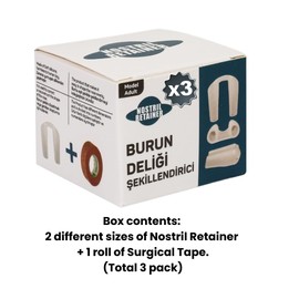 Nostril Retainer (2 Pack) + Surgical Tape | Nose Splint for Rhinoplasty Recovery | Nasal Retainer | Nose Retainer | 100% High Grade Silicone | Nostril Retainer Rhinoplasty | Sizes (6 & 7)