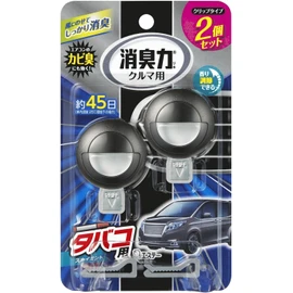 消臭力 クルマ [まとめ買い] 車用 クリップタイプ タバコ用 スカイミント 2個セット クルマの消臭力 車 クリップ 消臭剤 消臭 芳香剤