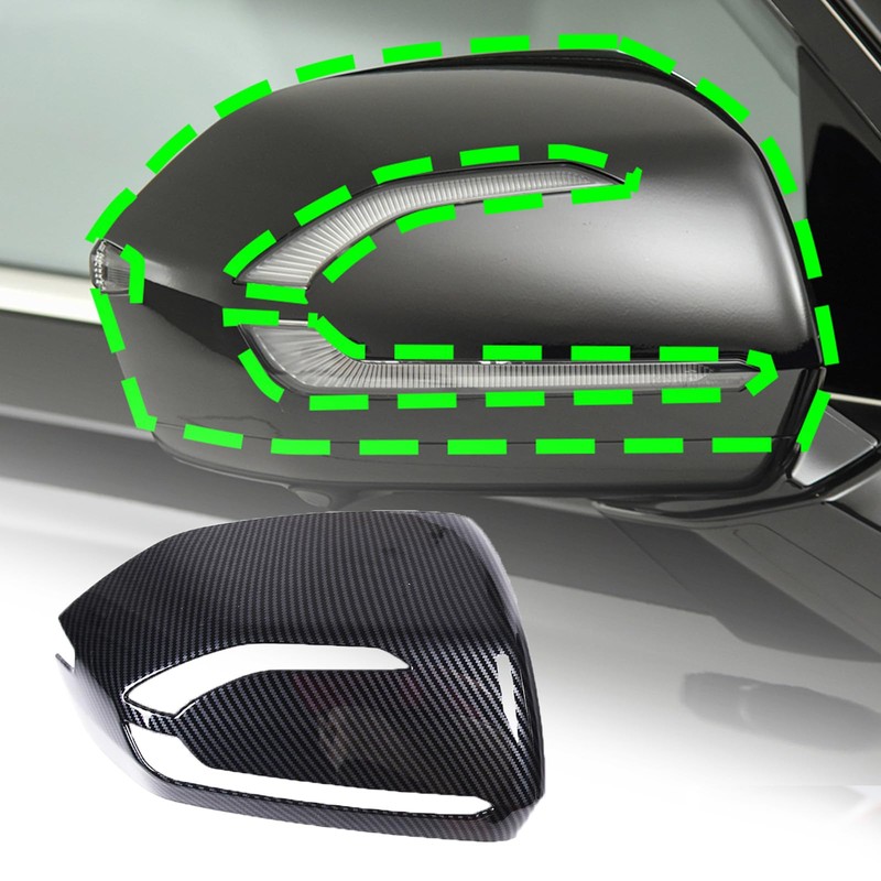 TOYCIDFG Car Rearview Mirror Cover Trim Compatible with Hyundai Palisade