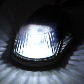 OCPTY Cab Marker Light 5pcs Smoke Lens Top Roof Running Marker Assembly w/T10 White Bulbs fit for 1988-1997 For Ford F Super Duty 1980-1997 For Ford For F- 150 For F- 250 For F- 350