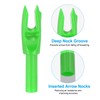 PATIKIL Archery Arrows Nocks 4.2mm 0.165", 50 Pack Insert Arrow
