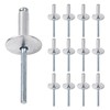 Pack of 50 Blind Rivets Blind Rivets with Domed Aluminium