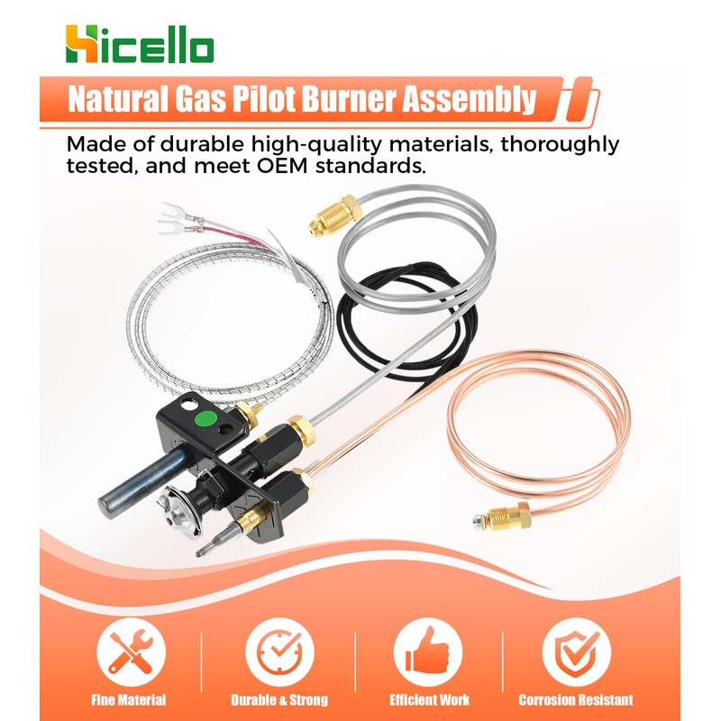 Hicello 69L17 Pilot Assembly Kit Replacement for Lennox Elite, Merit,