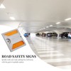 POPETPOP 2pcs Reflective Driveway Markers Aluminum Roadside Emergency Reflectors for
