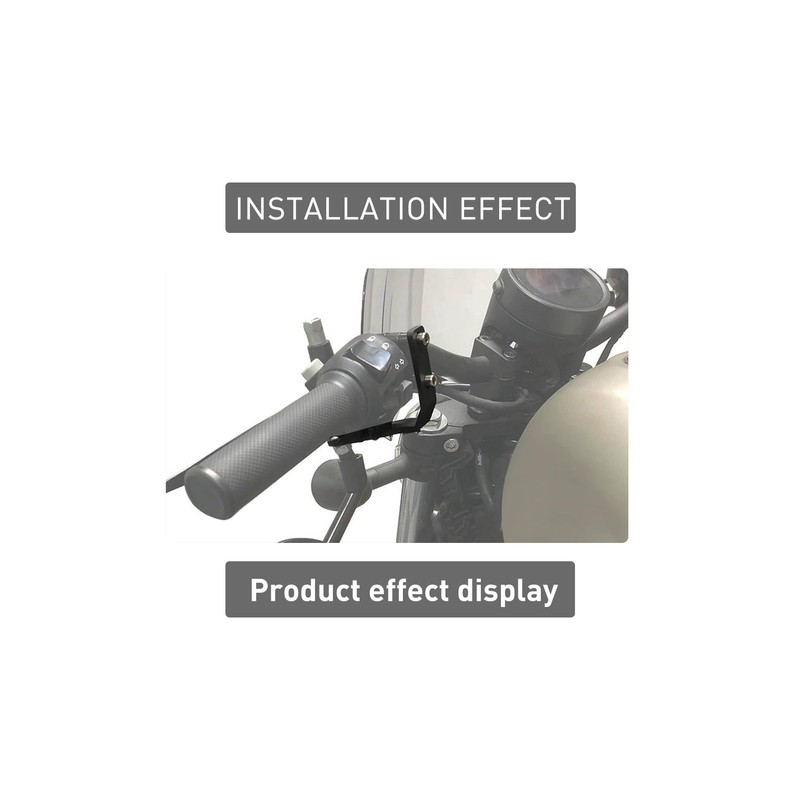 Rebel CMX500 2025 Motorcycle Rearview Mirror Down Bracket Handlebar Rear