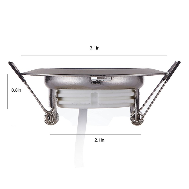 HCFEI 3 x LED Recessed Spotlight Set, Super Flat, 3