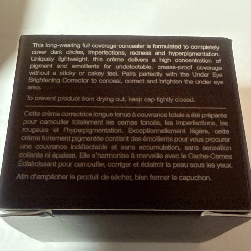 Crema oculta Becca Ultimate Coverage, TREACLE, tamaño completo ¡NUEVA EN