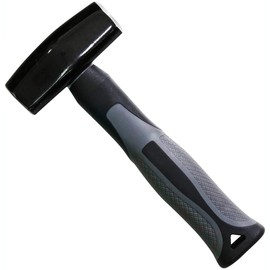 Daigoro 12324 Short Stone Head Hammer with Glass Fiber Pattern, 0.1 lbs (0.45 kg)