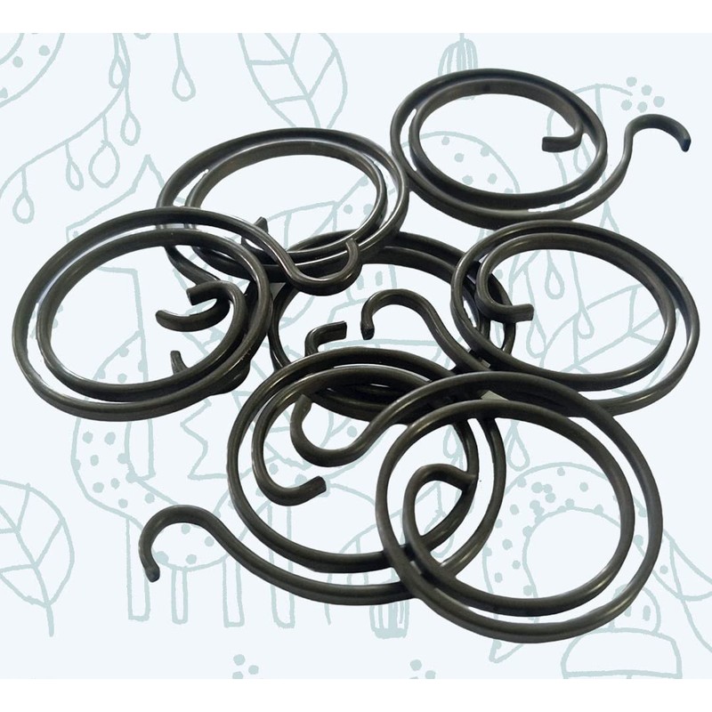 Universal Hardware 2 Turn Door Handle Springs Coil Replacement with