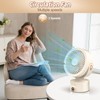 Yincook Desk Fans for Bedroom, 9-Inch Oscillating Air Circulator Fan,