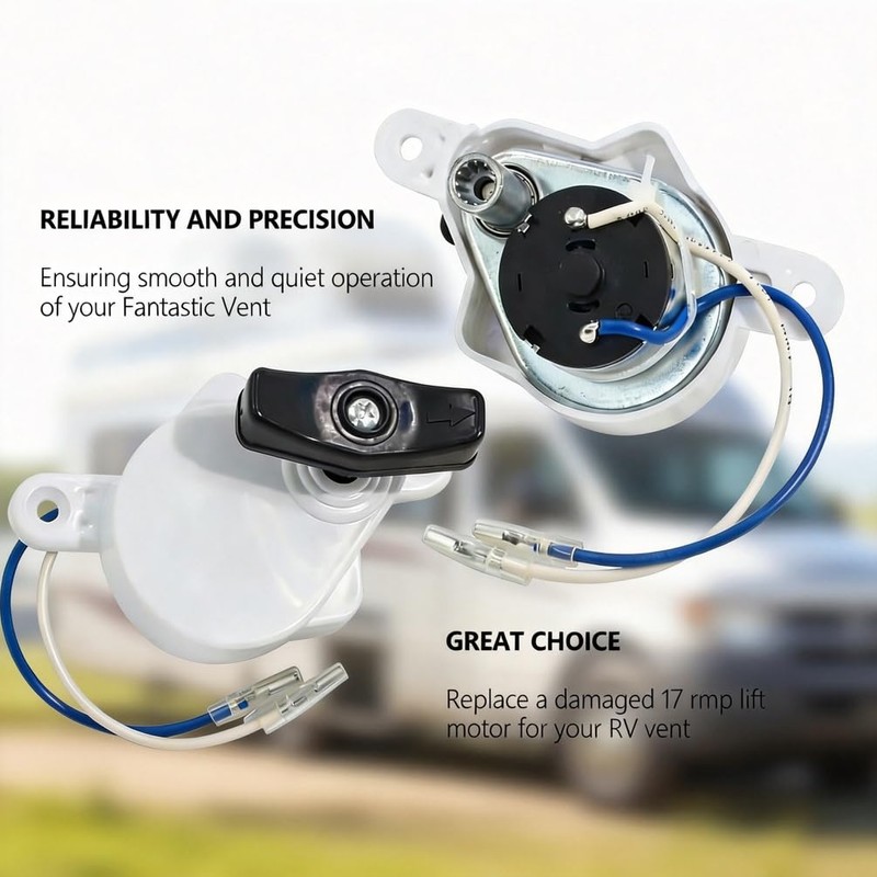 K6010-81 OEM Roof Vent Lift Motor Compatible with Dometic Fan-Tastic