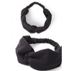 M.H.A.style 21568 Women's Cross Design Hair Band, B. Black