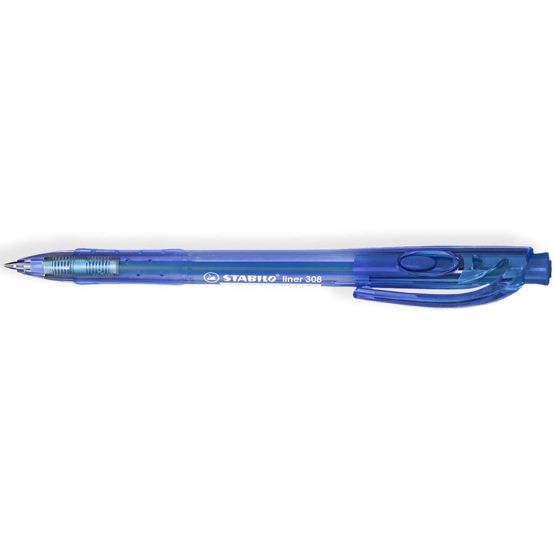 STABILO liner Retractable Ballpoint Pen Fine 0.7 mm Pens Pack
