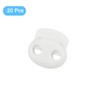 uxcell Plastic Spring Cord Locks, 20Pcs Shoe Lace Tie Lock,