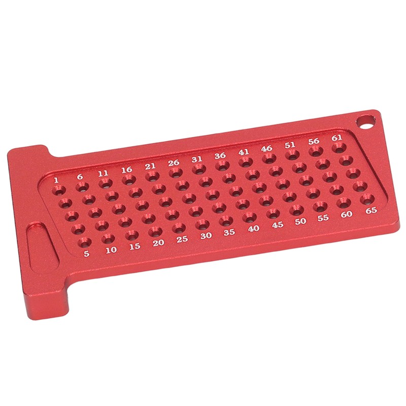 65mm Woodworking Hole Positioning Scribing Gauge Aluminum Alloy Portable Scriber