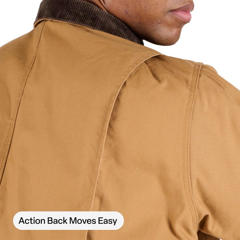 Berne Men's Heritage Insulated Coverall, X-Large Regular, Brown Duck