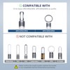 2-Pack HP01 HP02 True HEPA Filter Compatible with Dyson Pure