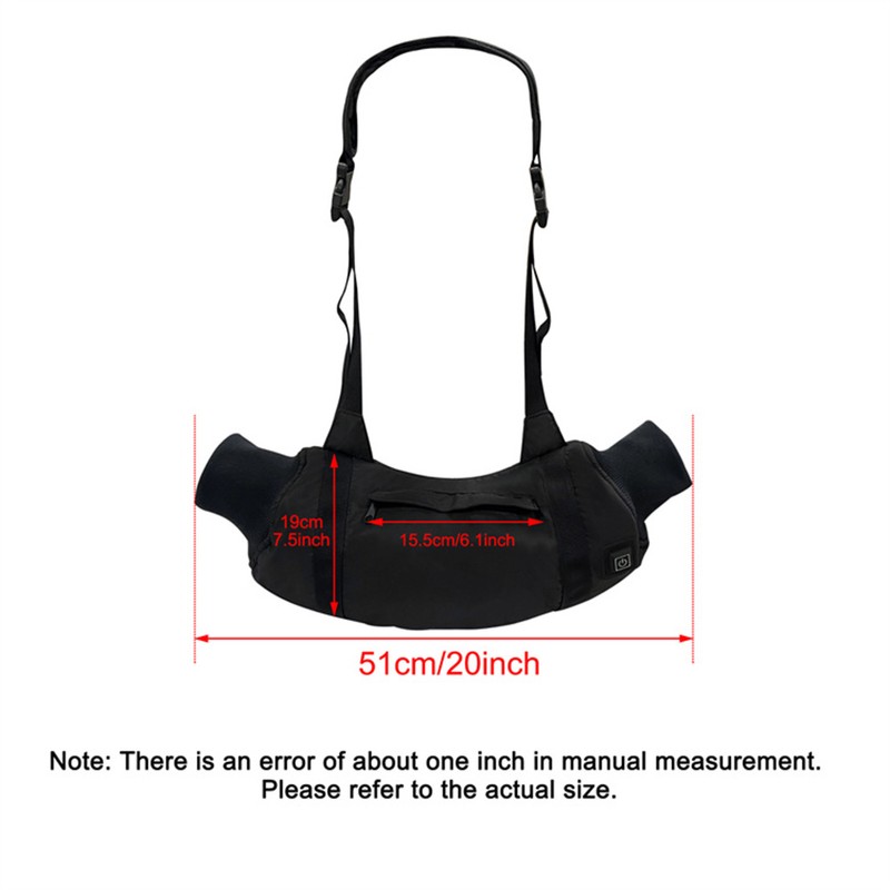 Outdoor Temperature Adjustable Heated Hand Muff USB Rechargeable Hand Warmer