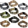 FDC® Dog Tactical Collars with Handle Heavy Duty Training Military