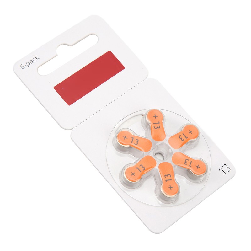 60pcs A13 Hearing Device Battery Zinc Air Lasting Power Sound