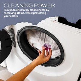 MNML Chamomile Laundry Pods designed for Sleep & Calm, Eco-Friendly Natural Laundry Detergent Pods for Sensitive Skin. No Waste, No Plastic, Natural Bio-Enzymes, Luxury Fragrance, 30ct Capsules