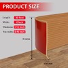 Vinyl Wall Base Baseboard Molding Trim 6" Flexible Self Adhesive