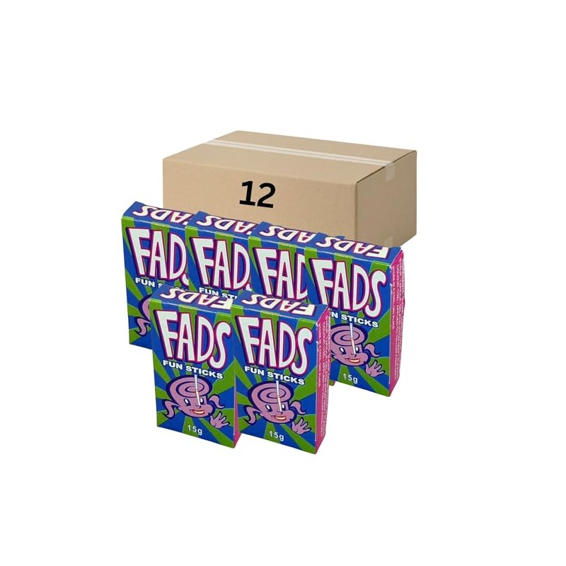 Fyna Fads Fun Sticks 15g - 12 Pack