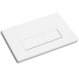 Push Plate Toilet Actuator Plate Cistern Replacement Parts Compatible with Geberit Sigma01 UP300 & 320 Actuator Plate 115770115 (White)