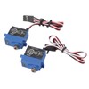 2Pcs 7KG 2065 RC Servo Waterproof Low Noise Gearbox Servo