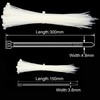 Cable Zip Ties Heavy Duty, White Nylon Zip Ties, Clear
