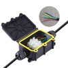 COMOPEZ Waterproof Junction Box 3Way, IP68 External Waterproof Electrical Junction