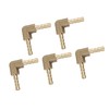A ABSOPRO Hose Barb Elbow 90 Degree Brass Fitting for
