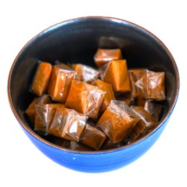 Vanilla Caramel Squares - 1.5 lbs of Individually Wrapped Smooth Creamy Chewy Caramel Candy
