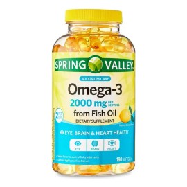 Spring Valley Omega-3 2000mg 180 Capsulas Sabor N/a