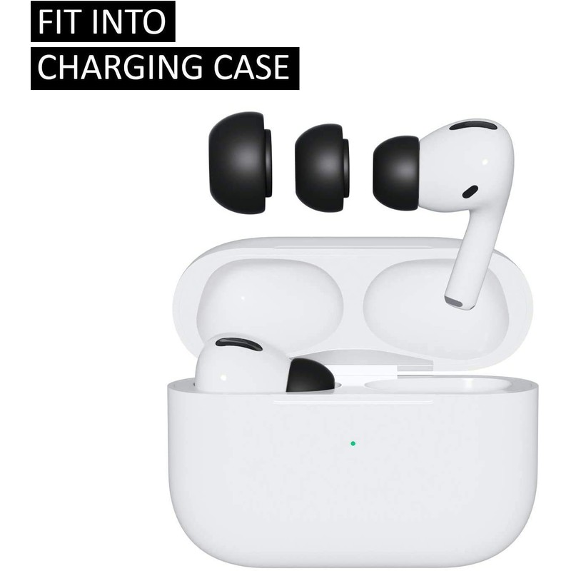 airFit [3 Pairs] Ear Tips for Airpods Pro Replacement Silicone