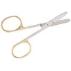 Tool Tron Tooltron Snip-A-Stitch Scissors 3-1/2"-Gold Plated