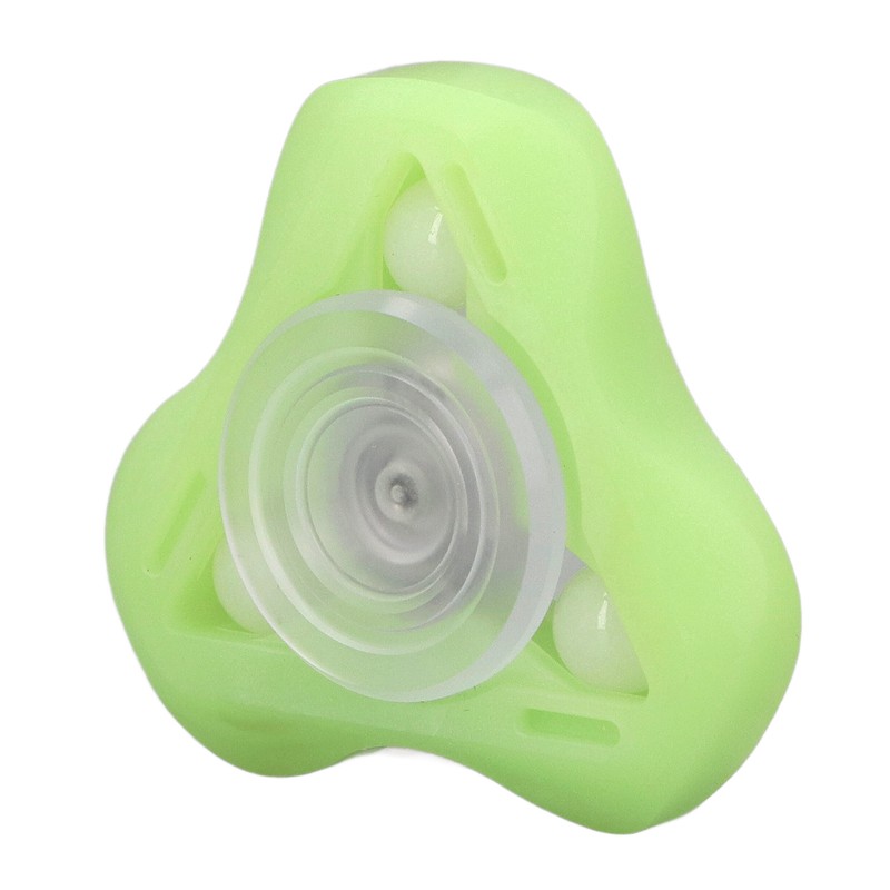 Triangle Fingertip Rotation Toy Resin Metal Glow in Night Anxiety