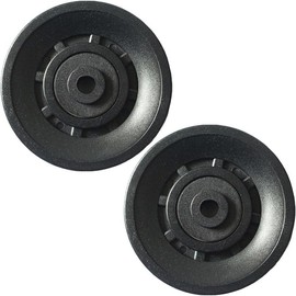 2 Pack Fitness Equipment Pulley Universal Bearing System Gym Workout Wheel Nylon Bearing  Fitness Part Exercise Accessories for  Machine Gym Equipment Part Garage Door - Color: 90mm