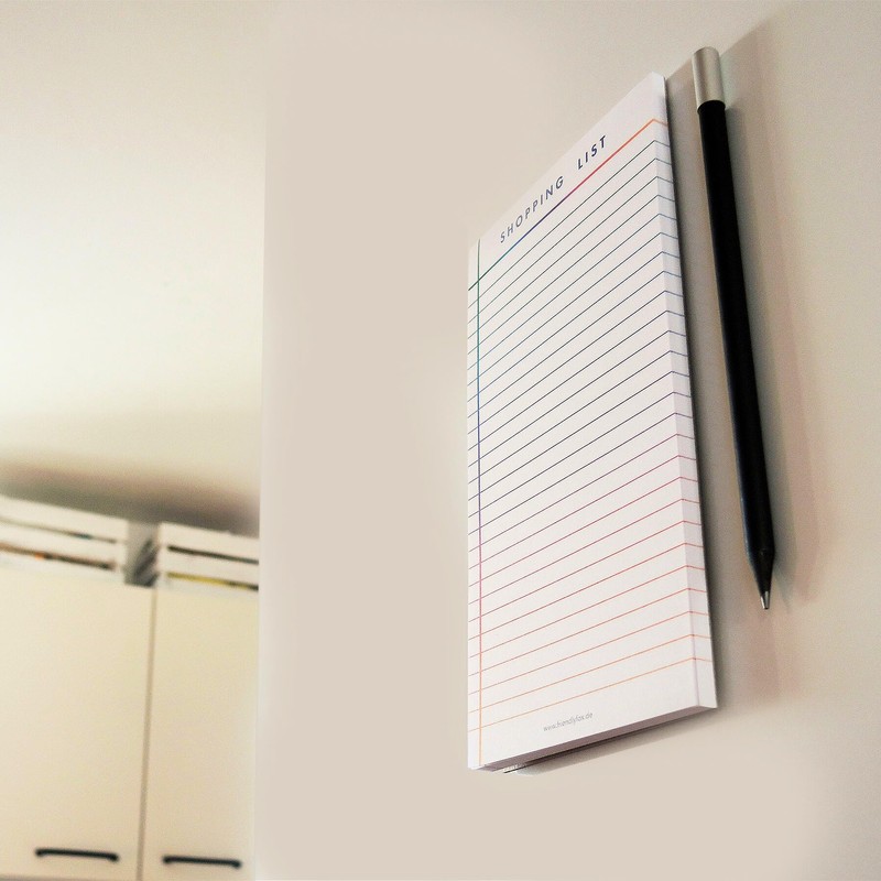 Friendly Fox Magnetic Notepad, 1 x Magnetic Fridge Pad with