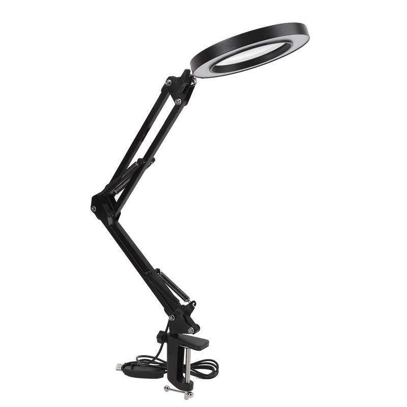 72 LED Magnifying Glass Light with Clamp Eye Protection 5X