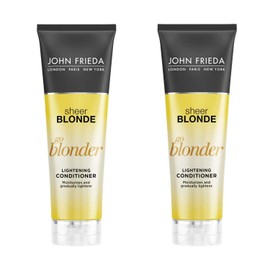 Acondicionador John Frieda Sheer Blonde Go Blonder Acondicionador de aclaramiento gradual de 8 onzas, con cítricos y manzanilla, con nuestra tecnología BlondMend – 2 unidades