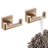 KOKOSIRI Robe Hooks Bath Towel Hooks Bathroom Hardware Double Coat