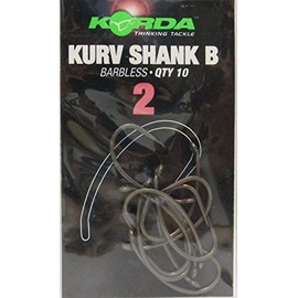 Korda Kurv Shank B Hooks - Size 2