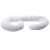 Cheer Collection White Pillowcase for J Shaped Pillow