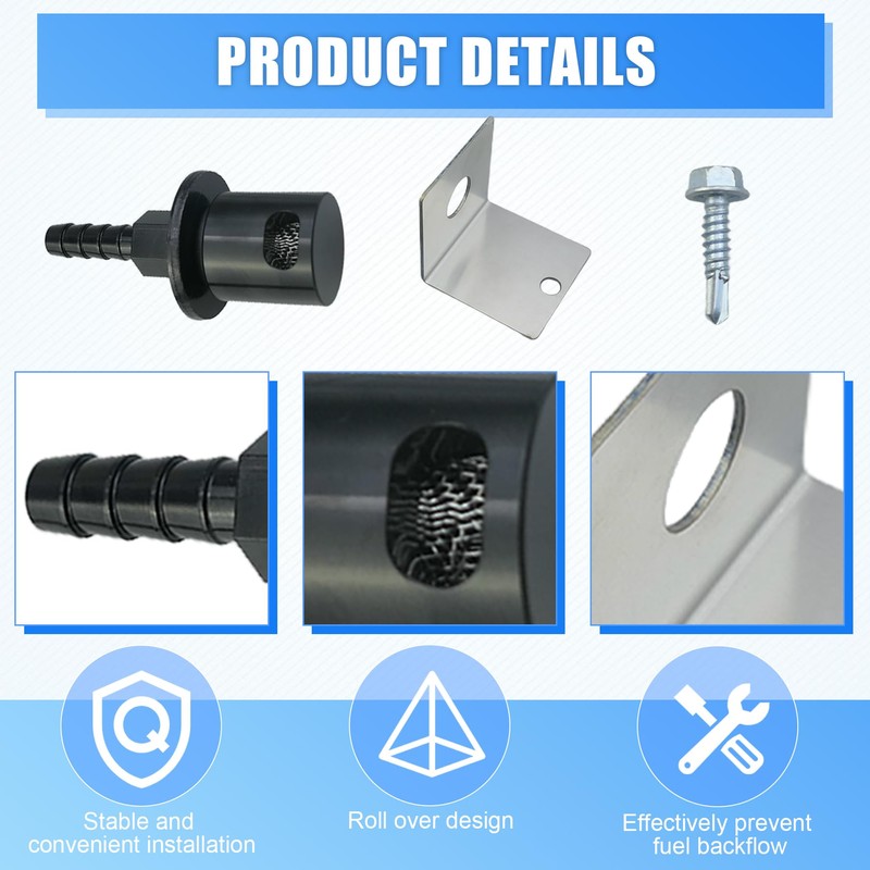 19-174 Fuel Tank Vent Roll Over Valve with Bracket Kit