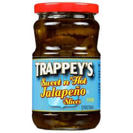 Trappey's Sweet N' Hot Jalapeno Peppers Slices, 12 fl oz
