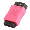 OBD2 Male to Female Connector Adapter OBDII Plug for Vehicle