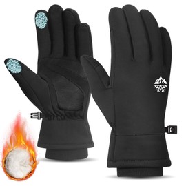 RIGWARL Thick Winter Gloves for 0℉ Men Women, Waterproof Windproof Gloves with Extended Cuffs, Warm Touchscreen Gloves for Cold Weather for Running, Hiking, Skiing, Walking The Dog, Work, Camping